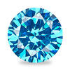 Blue Cubic Zirconia